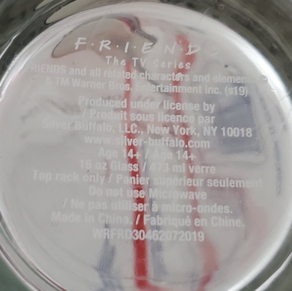 FRIENDS 16 ounce glass - Picture 4 of 5